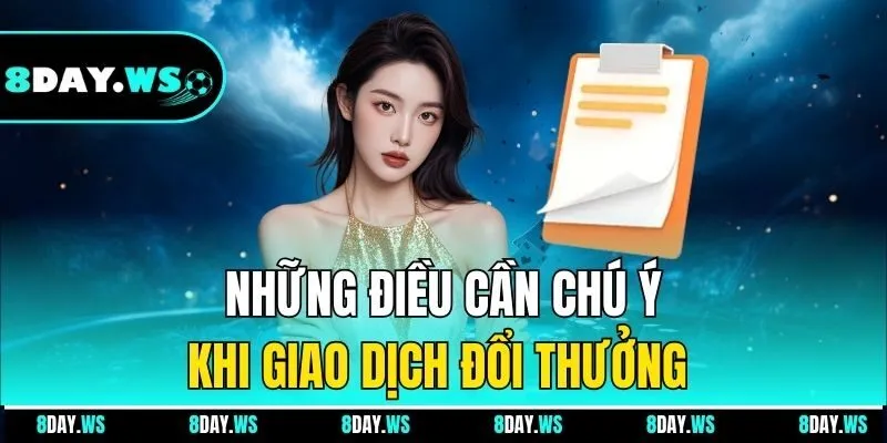 Lưu ý khi thực hiện rút tiền 8day
